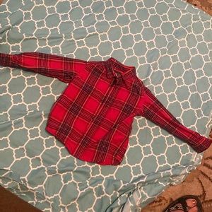 CP Red plaid 2t shirt